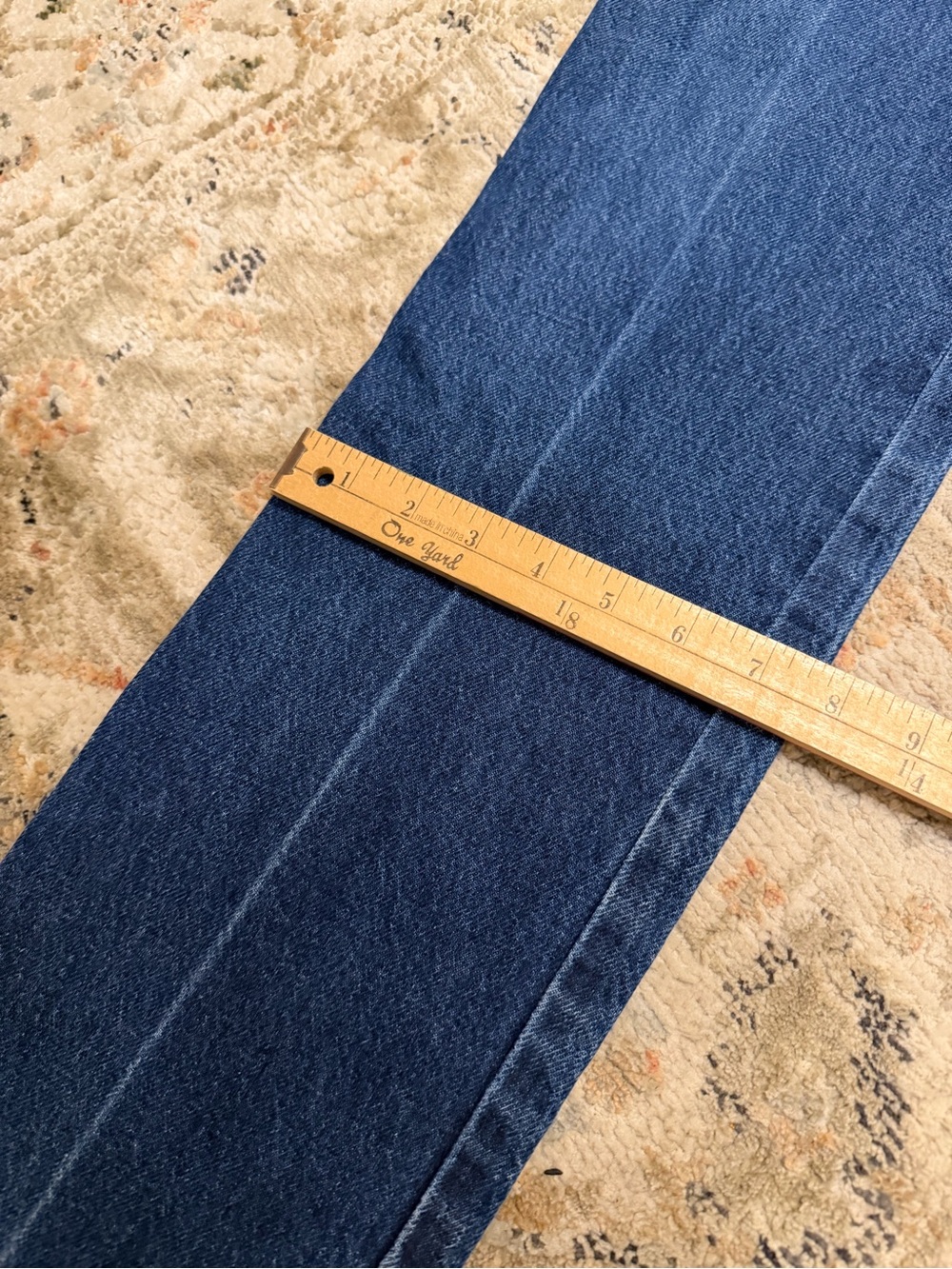 Vintage Rockies Women's Straight Leg Jeans - Dark Blue Denim - Picture 5 of 11